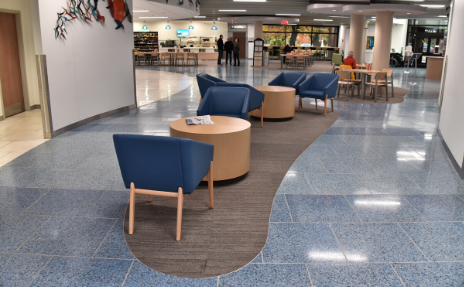 Commercial flooring installation